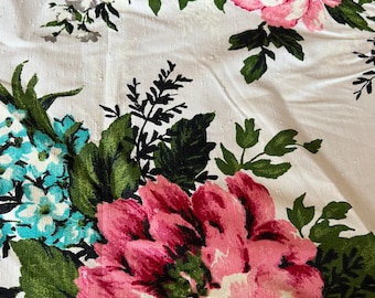 Vintage Polsterstoff Drapery Stoff BTY