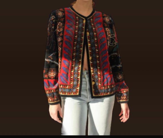 Saxton Hall velvet jacket