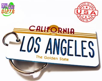 Los Angeles Keychain | Etsy