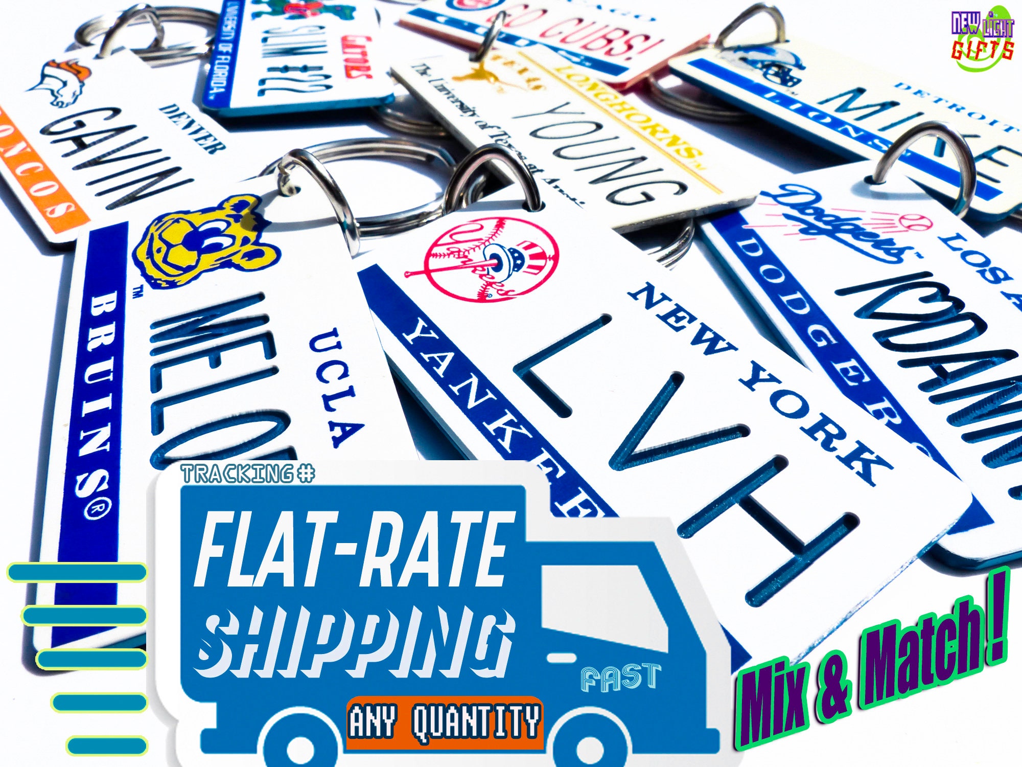 State License Plate Keychains - Your Event Source