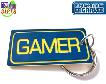 GAMER Keychain Tag