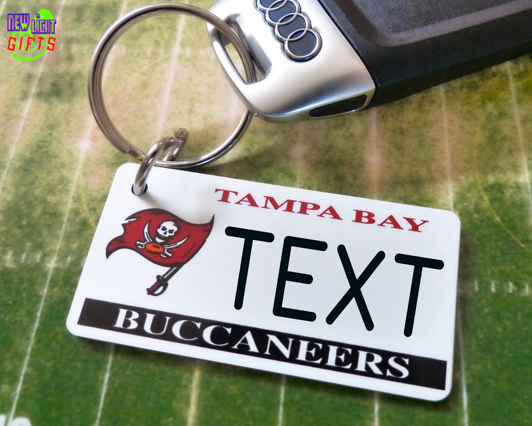 Personalized Tampa Bay Buccaneers Keychain Tag Custom Etsy UK