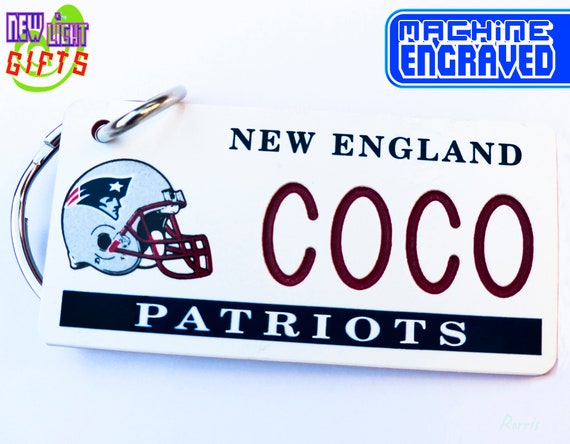 I Love New England Patriots Licensed NFL Bracelet Bar and Logo Heart Charm I Love New England Patriots Licensed NFL Bracelet Bar and Logo Heart Charm