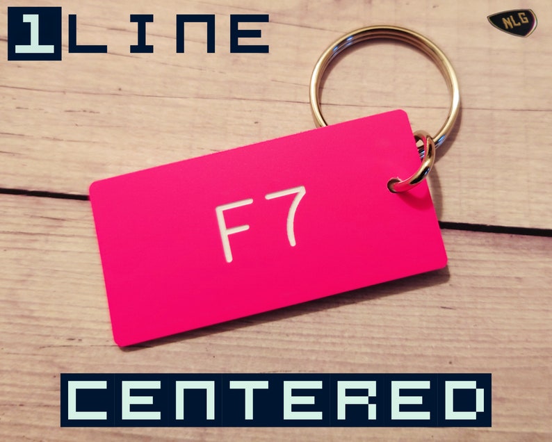 Custom Keychain Tag Personalized Engraved Keys Label Color Etsy