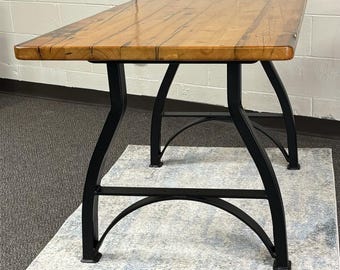 Metal Table Legs Set of 2 | Heavy-Duty Steel Base - Bench, Coffee Table, DIY Furniture