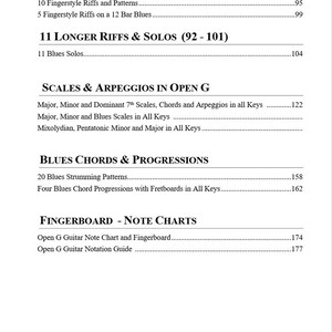 101 Blues Riffs and Solos in Open G Guitar Tuning DGDGBD - Etsy