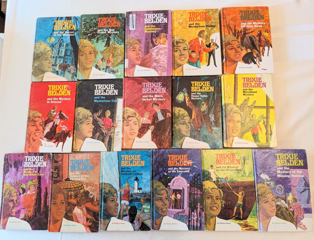 Trixie Belden Books Complete Set 116 1970s Edition Secret Etsy