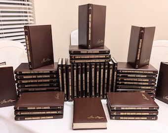 Louis L'Amour Book: Leatherette Edition with Gilt Lettering