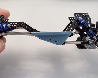 SCX24 "Punisher V2" Universal Gestell, Rahmen Montage, LKG 20Deg Skid