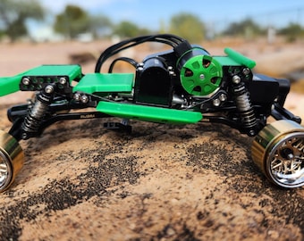 Telaio in fibra di carbonio SCX30 "Punsher30-CF", LCG, piastra paramotore a 15 gradi.