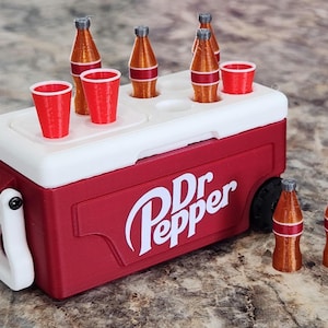 1/10 Scale &quot;Dr. Pepper&quot; Ice Chest Cooler, Working Parts!!