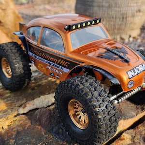 SCX24 - Kit de chasis de carrocería VW Injora, LCG, deslizamiento de 20 grados, enlaces de gran altura libre