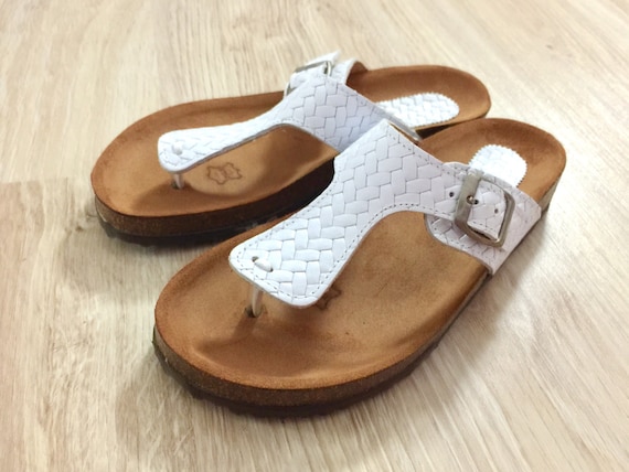 cork sole flip flops