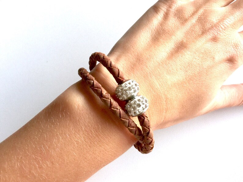 FREE SHIPPING vegan cork bracelet with magnetic clasp Portuguese Genuine double colorful cork handmade bracelet charm womens bracelet