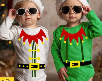 Christmas Elf Costume SVG: DIY Cut Files (Digital Download)