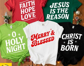 Christian Christmas SVG Bundle, Religious Holiday Designs (Digital Download)