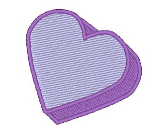 Candy Heart Machine Embroidery Design, 2 Sizes, Valentine's Day Embroidery, Embroidery Design, Embroidery Pattern