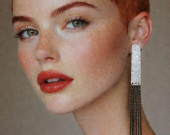 Silverly Orecchini a Bottone a Goccia in Madreperla d'Argento Sterling per Donna | Orecchini a Bottone a Forma di Pera con Conchiglia Iridescente in Argento 925
