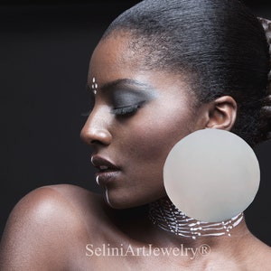 African earrings Oversize silver hoops Oversize earrings Super light earrings Huge silver hoops African earrings Ethnic earrings