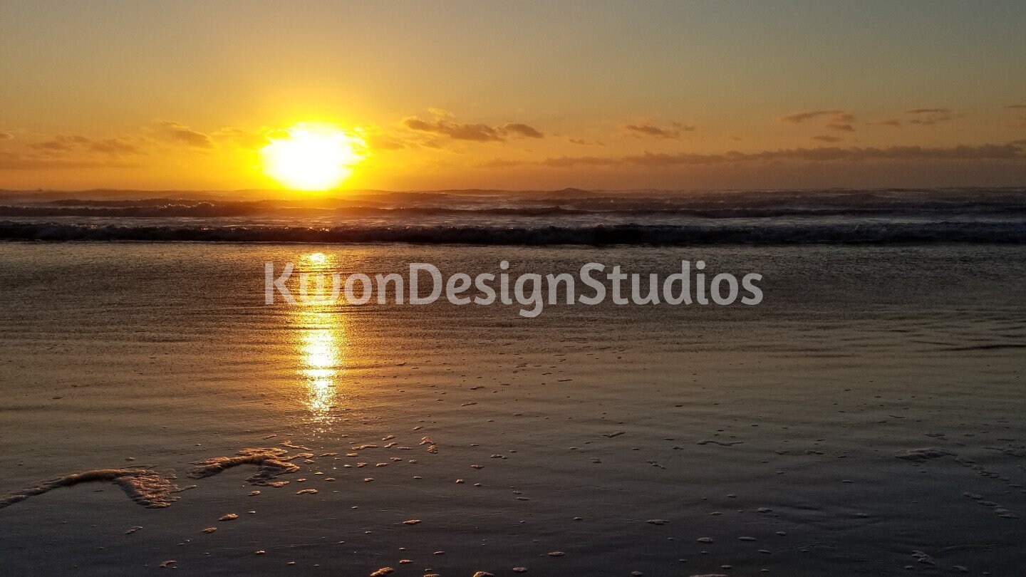 Sunset Zoom Background Digital Backdrop Wallpaper Virtual | Etsy