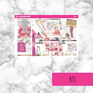BTS Weekly Planner Sticker Kit, Erin Condren Vertical (Digital Download)