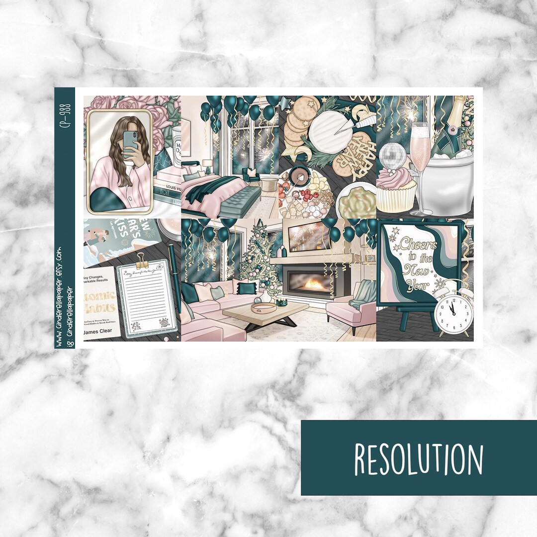 Resolution - Ultimate Sticker Kit - Etsy