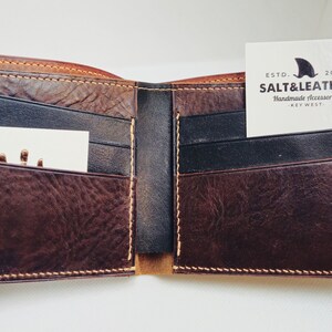 Cartera de cuero de primera calidad