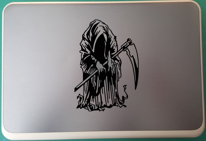accessory for Automotive cups reaper death cell computer phone window decoration mugs glass vinyl decal car Grim Reaper sticker
