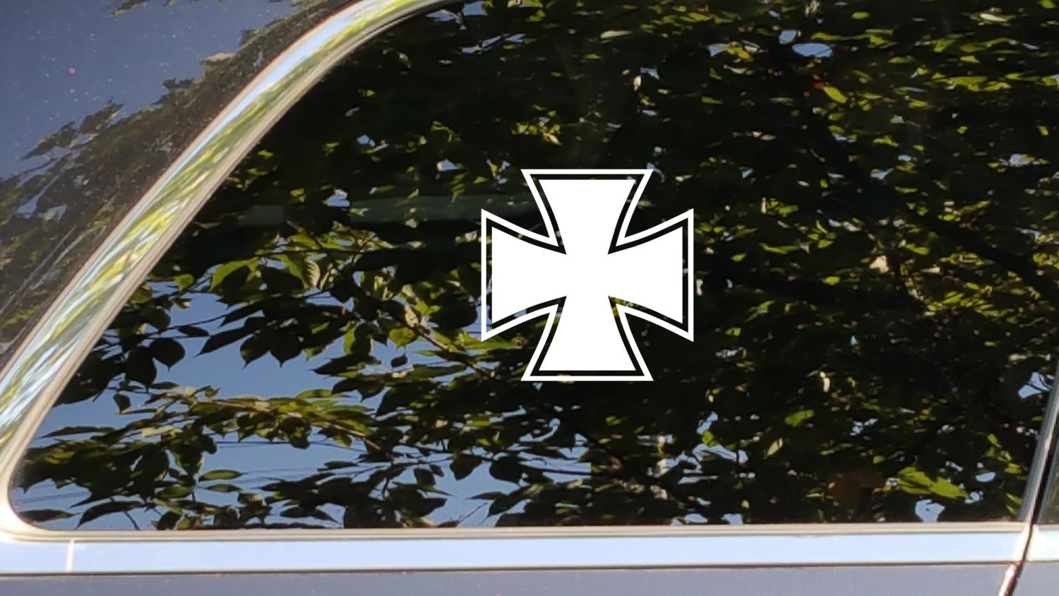 Iron Cross vinyl decal sticker accessory for Automotive Etsy