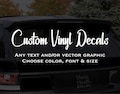Custom Stickers, Vinyl Decal, Wall Decal, Bumper Sticker