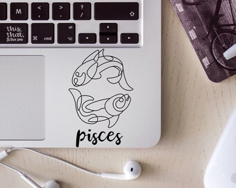 Pisces, Zodiac, Astrology, Vinyl Decal Sticker