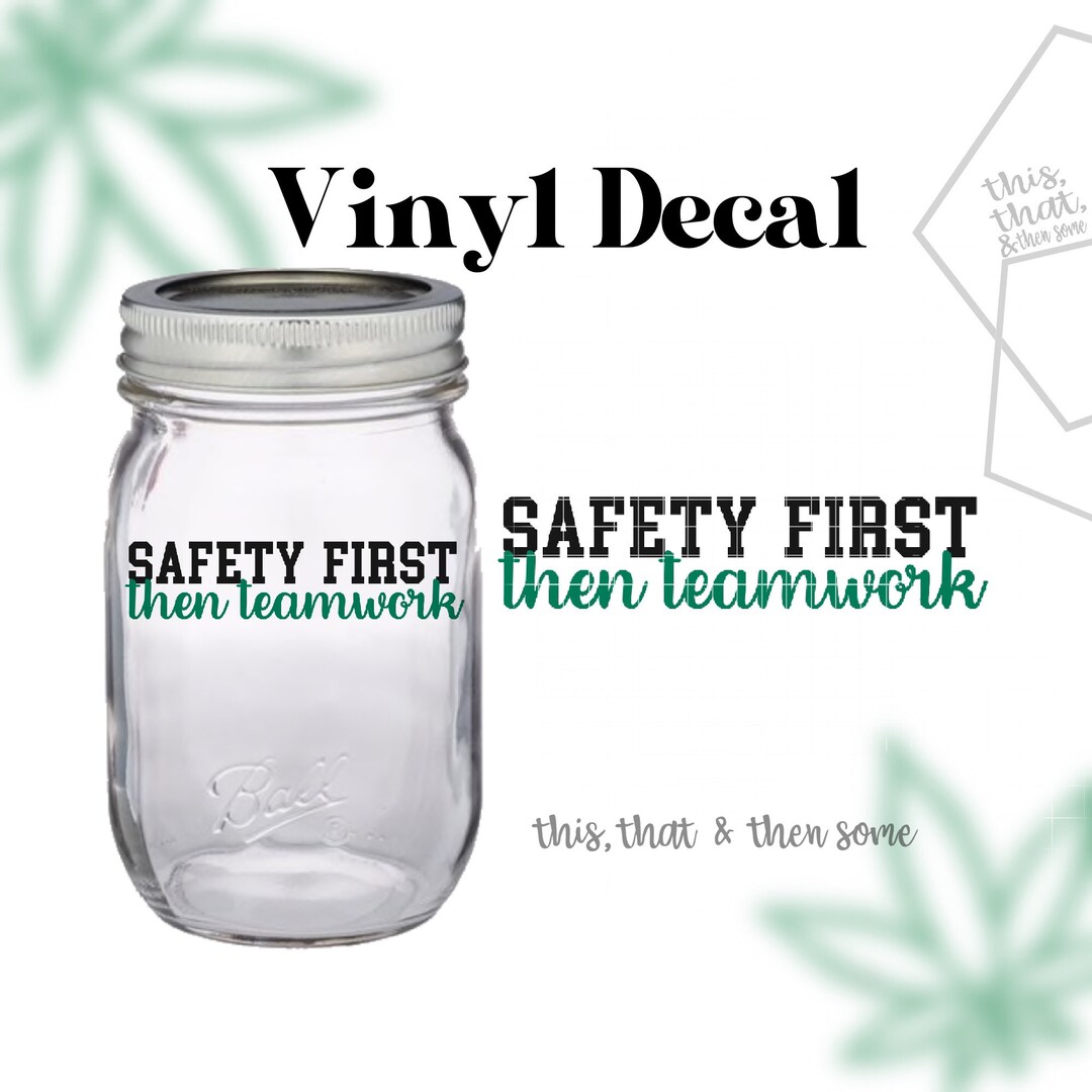 Safety First Then Teamwork 420 Sticker 3 420 Pot Etsy UK