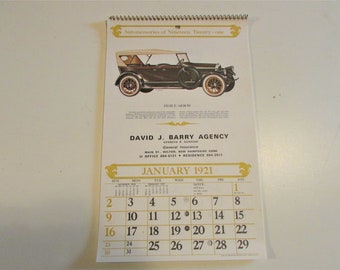 Antique Car Calendar Etsy Barry Calendar 2022