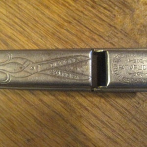 Diamond Scissor Sharpener Patent Applied For Antique Vintage Kitchen Gadget Farmhouse Tool Country Cabin Accessory 1896 pat. 8748