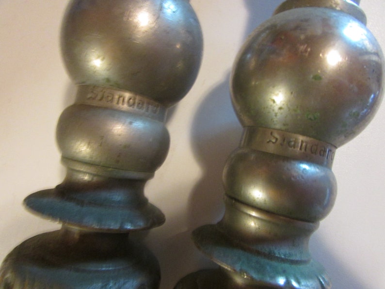 Early 1900s Vintage Antique Sink Legs Nickel Plated Brass Etsy