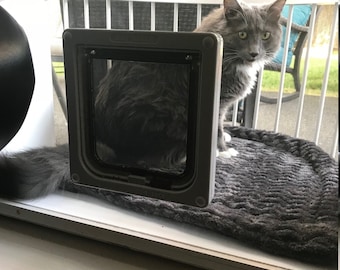 Cat Solarium Penthouse Package: Window Catio with Everything but Weather