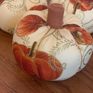 Fabric pumpkin/ fall pumpkin / Halloween decoration