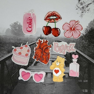 Pink stickers