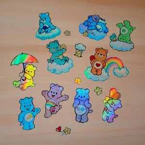 Holographic Bear Stickers