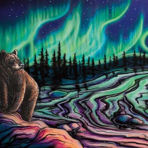 Diamond Art Kit - Sky Dance- Northern Light