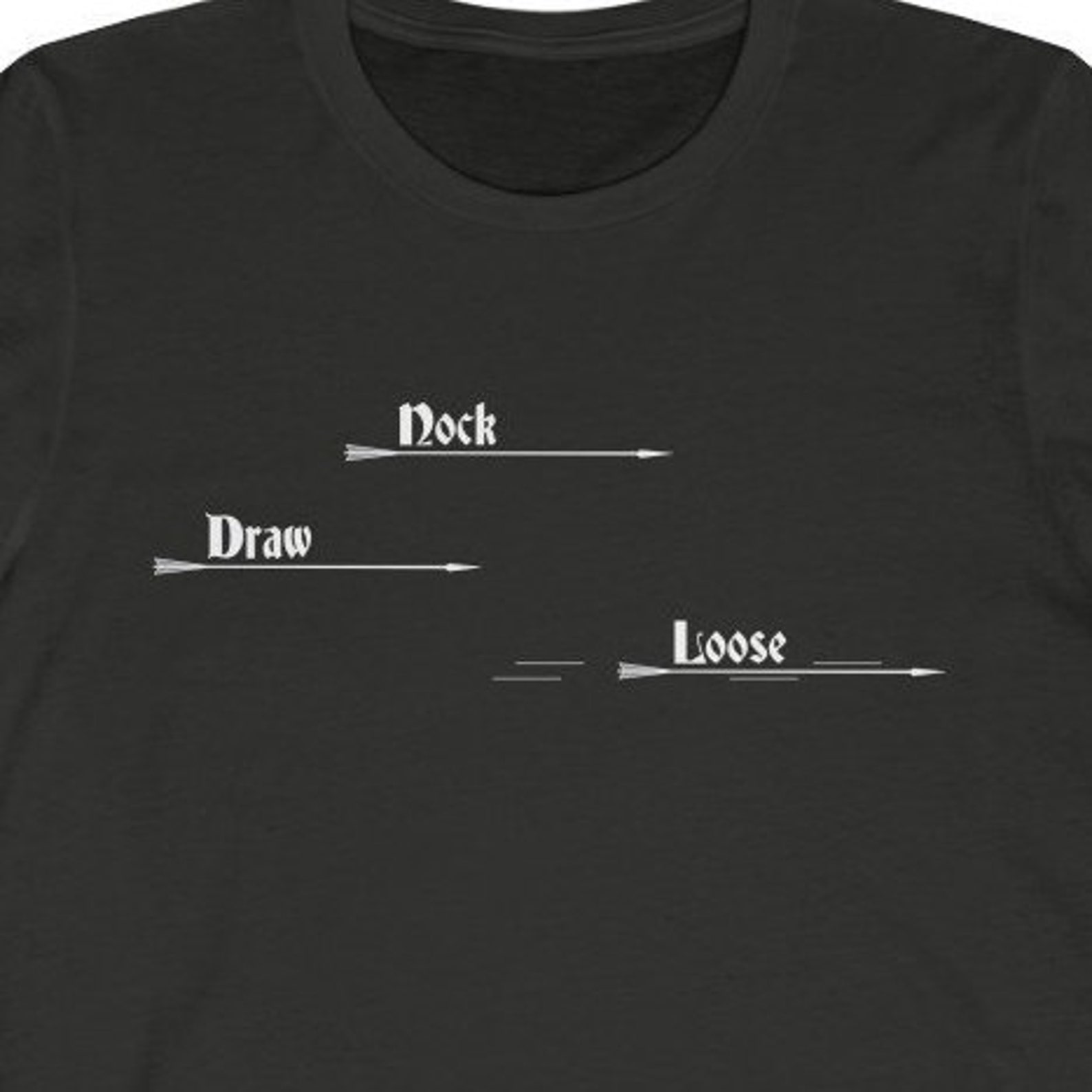 Nock Draw Loose Unisex Archery T Shirt Etsy 日本