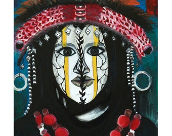 West African tribeswoman