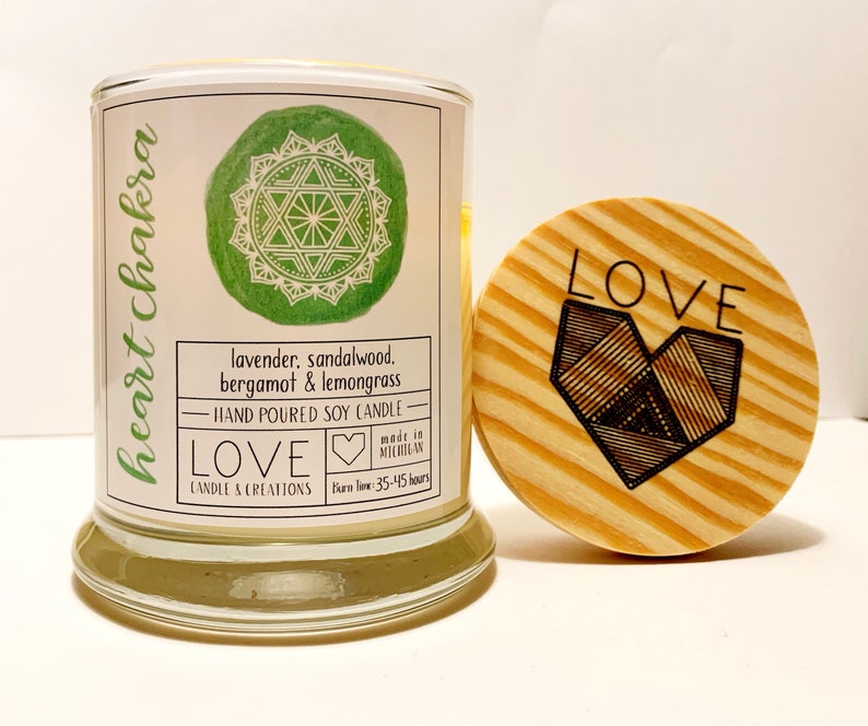 Heart Chakra Candlemeditation Candlehealing Candleopen Your Etsy