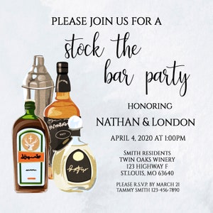 Stock The Bar