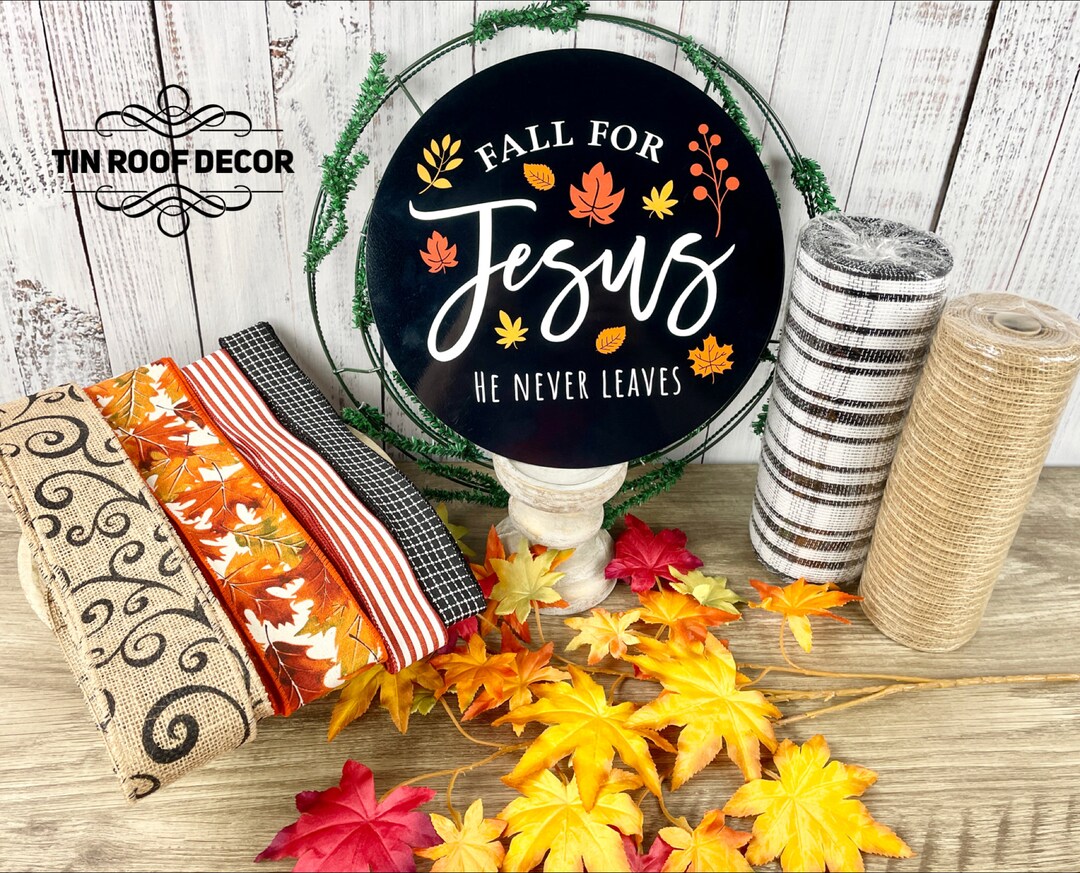 Fall Wreath Kit, Diy Fall Wreath, Thanksgiving Wreath, Wreath Supplies