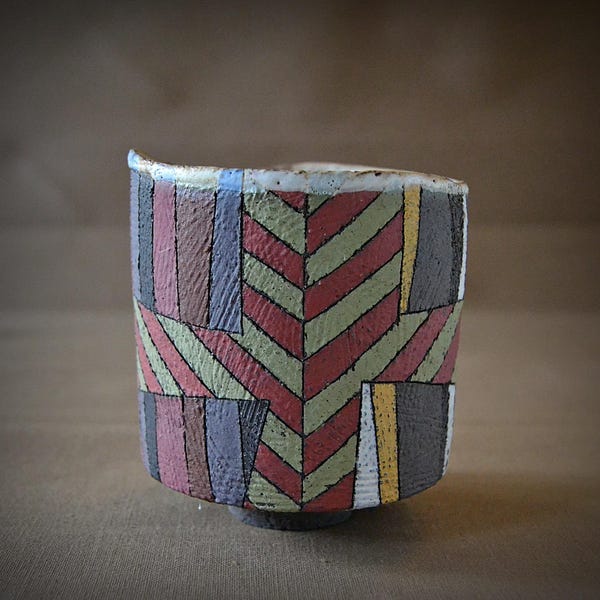 Ceramic cup | Chawan | Japanese Tea Ceremony | Wabi Sabi Ceramics | Tea Bowl | Handmade  Pottery