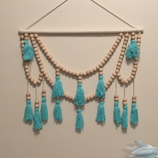 Beaded wall hanging