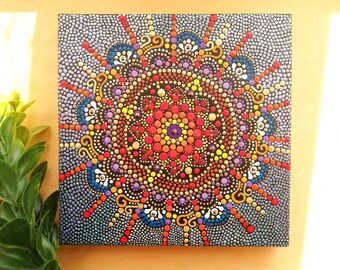 Dot Art Canvas ~ Mandala