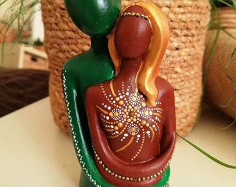 Hand-painted figure "Lovers"