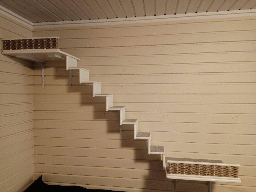 Asjustable cat bed stairs Etsy